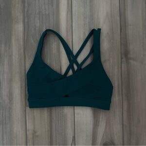 Lululemon storm teal sports bra